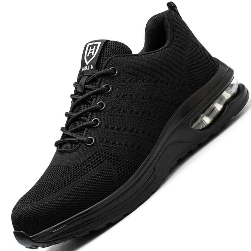 Air Cushion Safety Shoes Men Women Work Sneakers Steel Toe Shoes Puncture-Proof Sport Work Shoes Men Indestructible Safety Boots Working Shoes