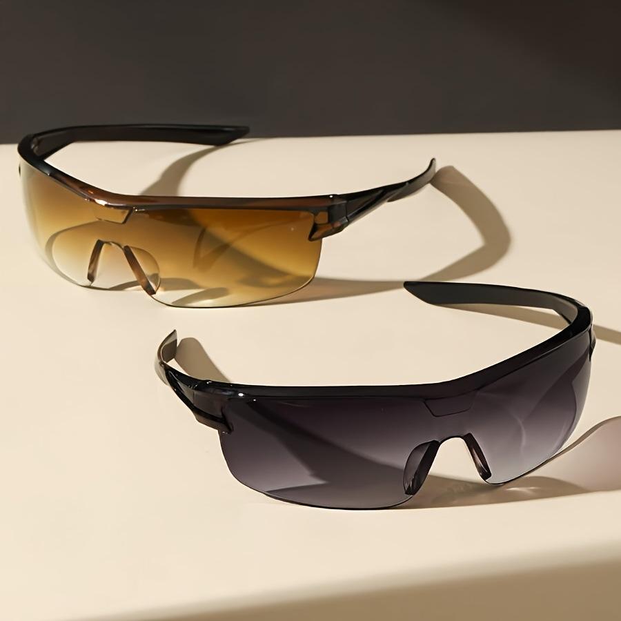 Модные спортивные солнцезащитные очки Мужские цельные солнцезащитные очки Очки-тень
