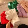 Женские перчатки из флиса с сенсорным экраном, корейский стиль, утолщенные, мягкие, лыжные варежки для езды на велосипеде, катания на лыжах