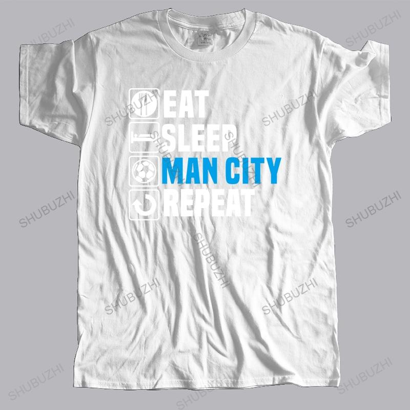 New Fashion T-shirt Cotton Tees EAT SLEEP Unisex CITY REPEAT Brand Top Tee Unisex Teeshirt Streetwear Tshirt for Boys Drop Shipping Unisex T-shirt