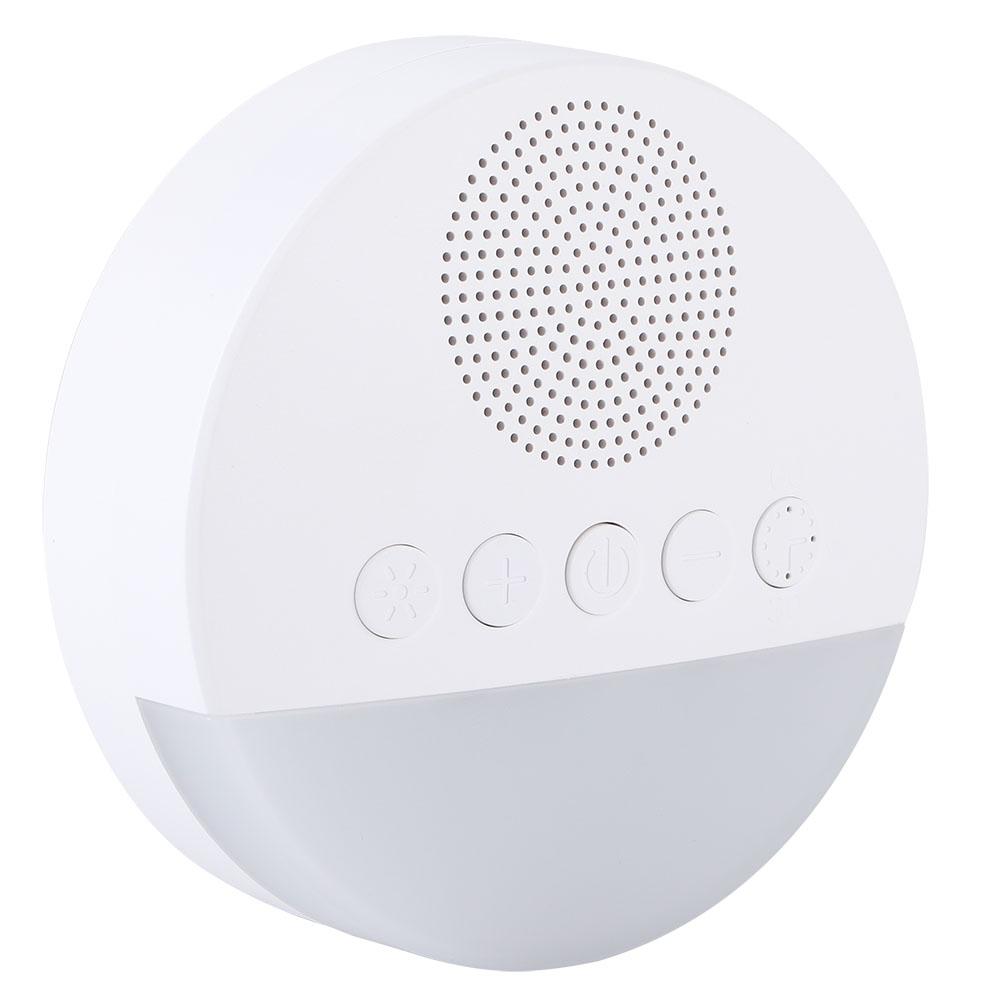 White Noise Sleep Instrument Portable Aid Breathing Night Light for Kid Baby USB Charging
