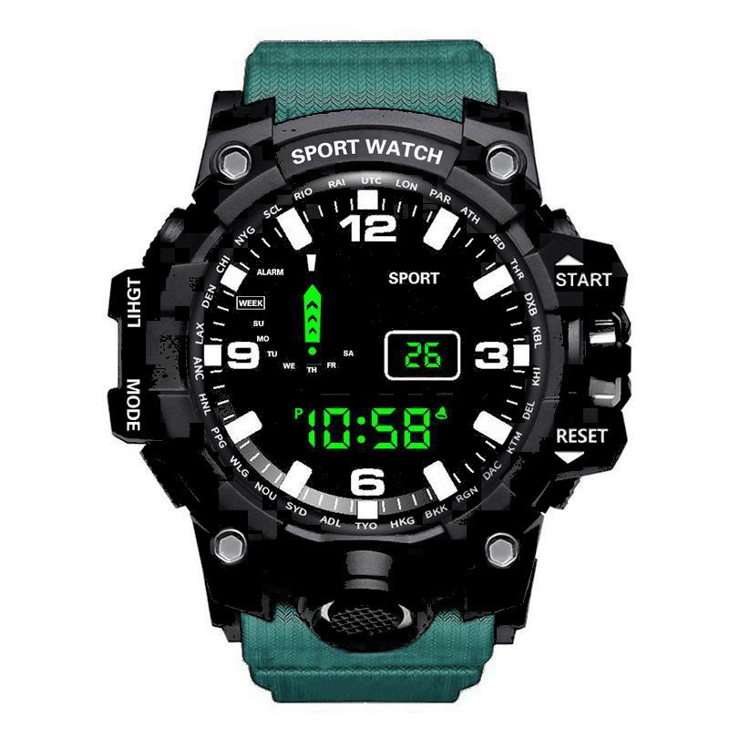 Multifunctional Men's Luminous Sports Watch: Outdoor and Student Alarm Clock