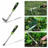 Инструмент для прополки щелей с длинной ручкой, нержавеющая сталь, травосборник L-образной формы, садовый инструмент для прополки щелей