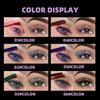 2 In 1 Dual Head Mascara Glitter Shimmer & Matte Color Waterproof Smudge Resistant Lash Makeup 6 Shades