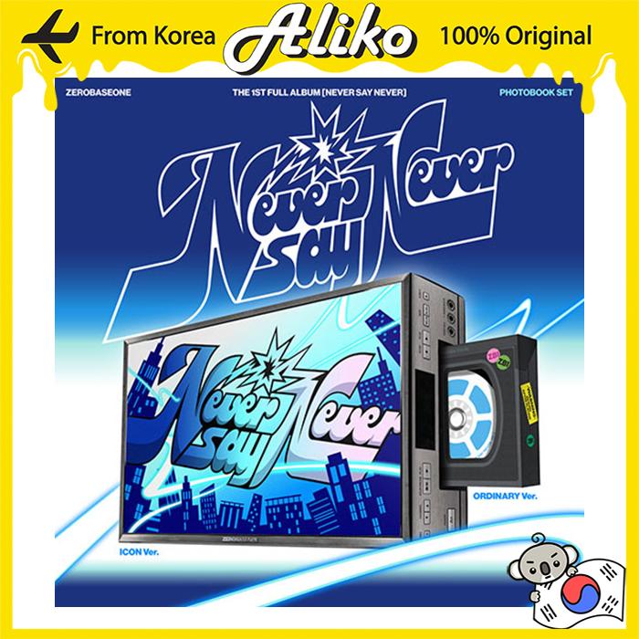 ZEROBASEONE THE 1ST FULL ALBUM [NEVER SAY NEVER] (PHOTOBOOK Ver. / ICON & ORDINARY)