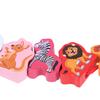 24Pcs Baby Wooden Diy Toy Fruit Animal Stringing Threading Wooden Beads Toy