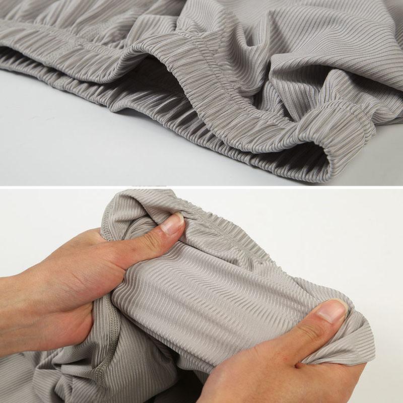 Летняя Trendyol Pijama, мужская одежда для сна, эластичная нижняя одежда, пляжные пижамы для пар, шорты, домашняя одежда, тонкие гибкие шорты из ледяного шелка для мужчин