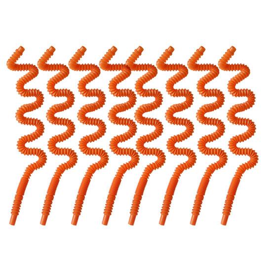 Разноцветные изогнутые гибкие соломинки 6 мм, многоразовые, пищевой пластик, гибкие соломинки для питья, для дня рождения, дома, путешествий