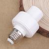 E27 Radar Induction Lamp Holder White Ceiling Light Lamp Bulb Fixing Base Stand Light Bulb Holder Lamp Socket For Home