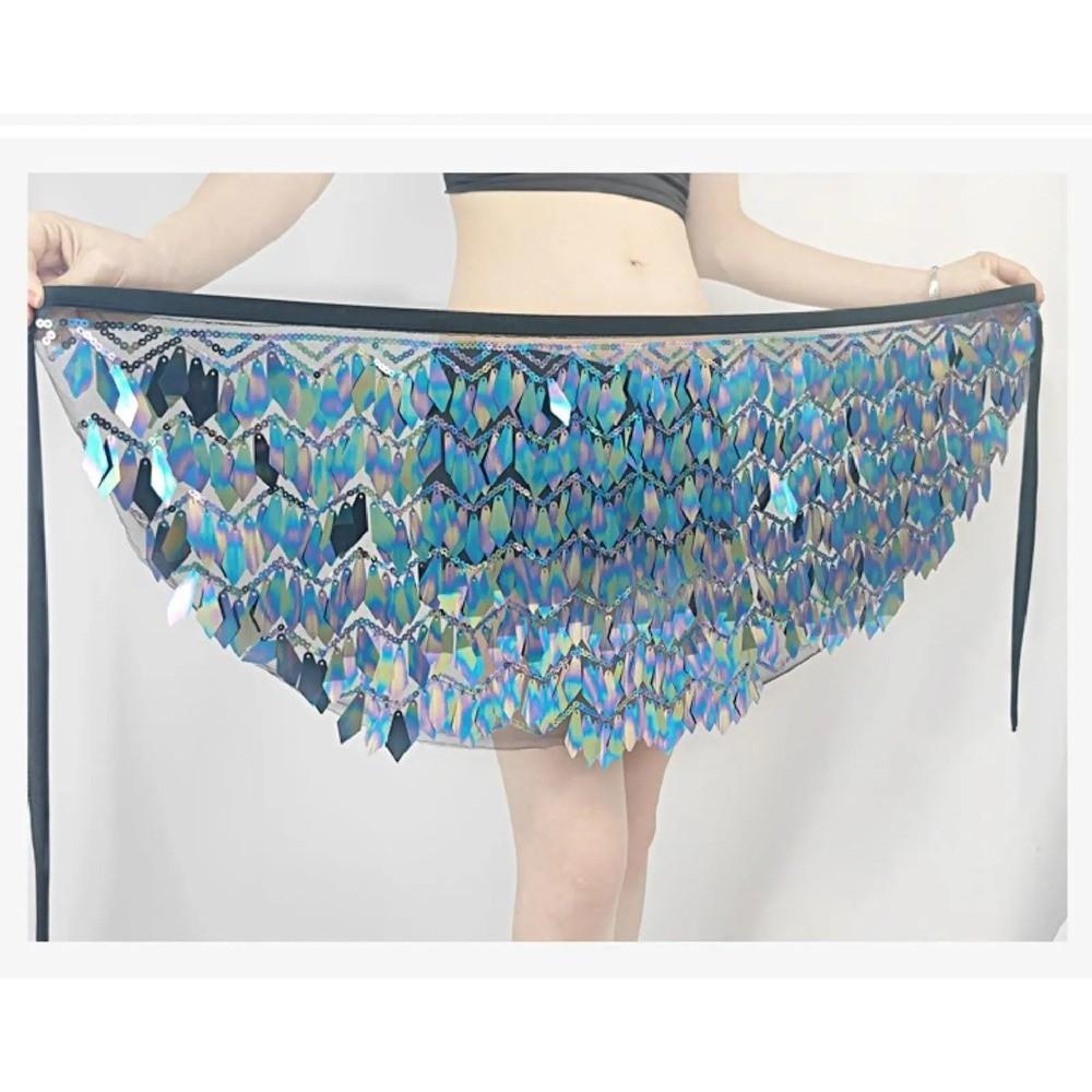 Lace-Up Design Belly Dance Skirt Wrap Style Performance Costume Skirt  Dance Performance