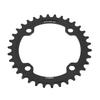 32Celsius34Celsius36Celsius38T BCD 104 Mountain Bike Steel Single Crank Chain   Repair Parts (Black 32T)