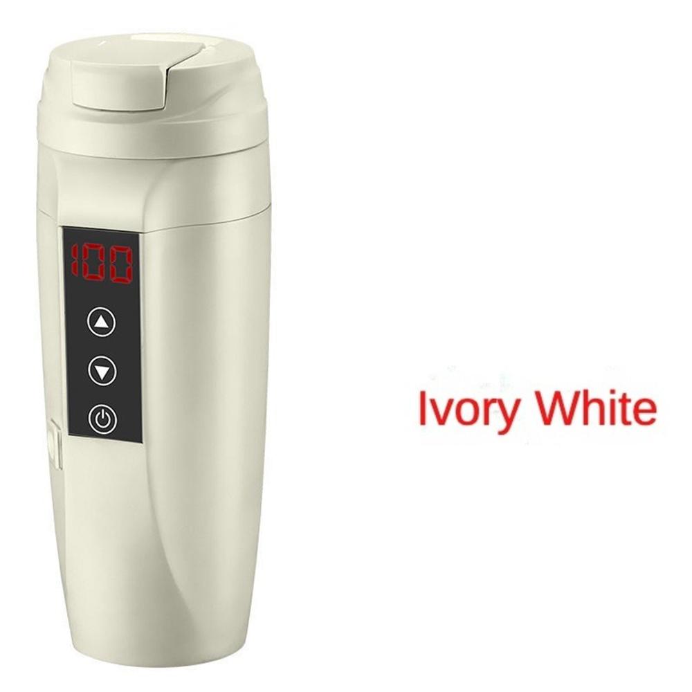 12 В 24 В автомобильный подогрев чашки электрический чайник из нержавеющей стали умный контроль температуры сенсорный ЖК-дисплей дорожная кружка для кофе теплее