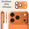 Для iPhone 17 Pro Max Защитное стекло для объектива камеры Металлический Алюминиевый Сплав Закаленное Стекло Чехол Аксессуары для Экрана