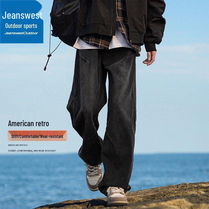 Мужские прямые свободные джинсы Jeanswest для активного отдыха