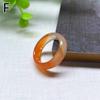 Unisex Women Luxury Jewelry Gifts Simple Finger Rings Elegant Agate Ring Jade Ring Anniversary Ring
