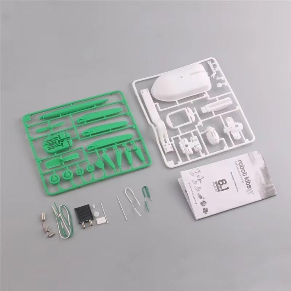 Plane Boat Assembling Ship Fan Renewable Energy Science Toy Solar Panels Solar Power Robot  Lab DIY