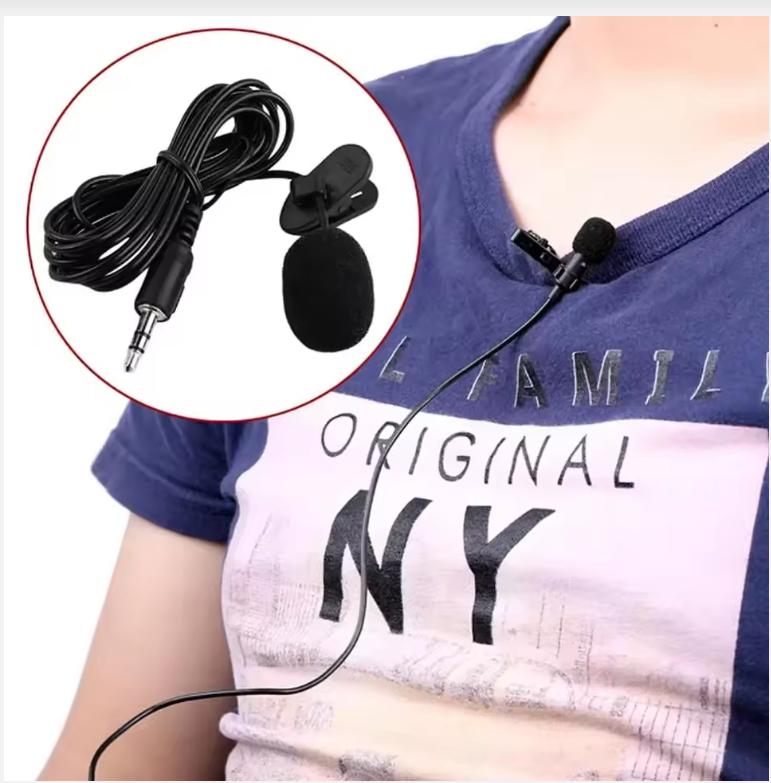 Мини петличный микрофон 3,5 мм Металлическая клипса Петличный микрофон для мобильного телефона ПК Ноутбука Проводной Микрофо/Микрофон для Говорения Вокального Аудио