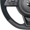 REAL Steering Wheel [for Swift Sport (ZC33S)/Swift (ZC83S, Etc.)] Black Leather & Black Ultrasuede SZA-ALC-BK