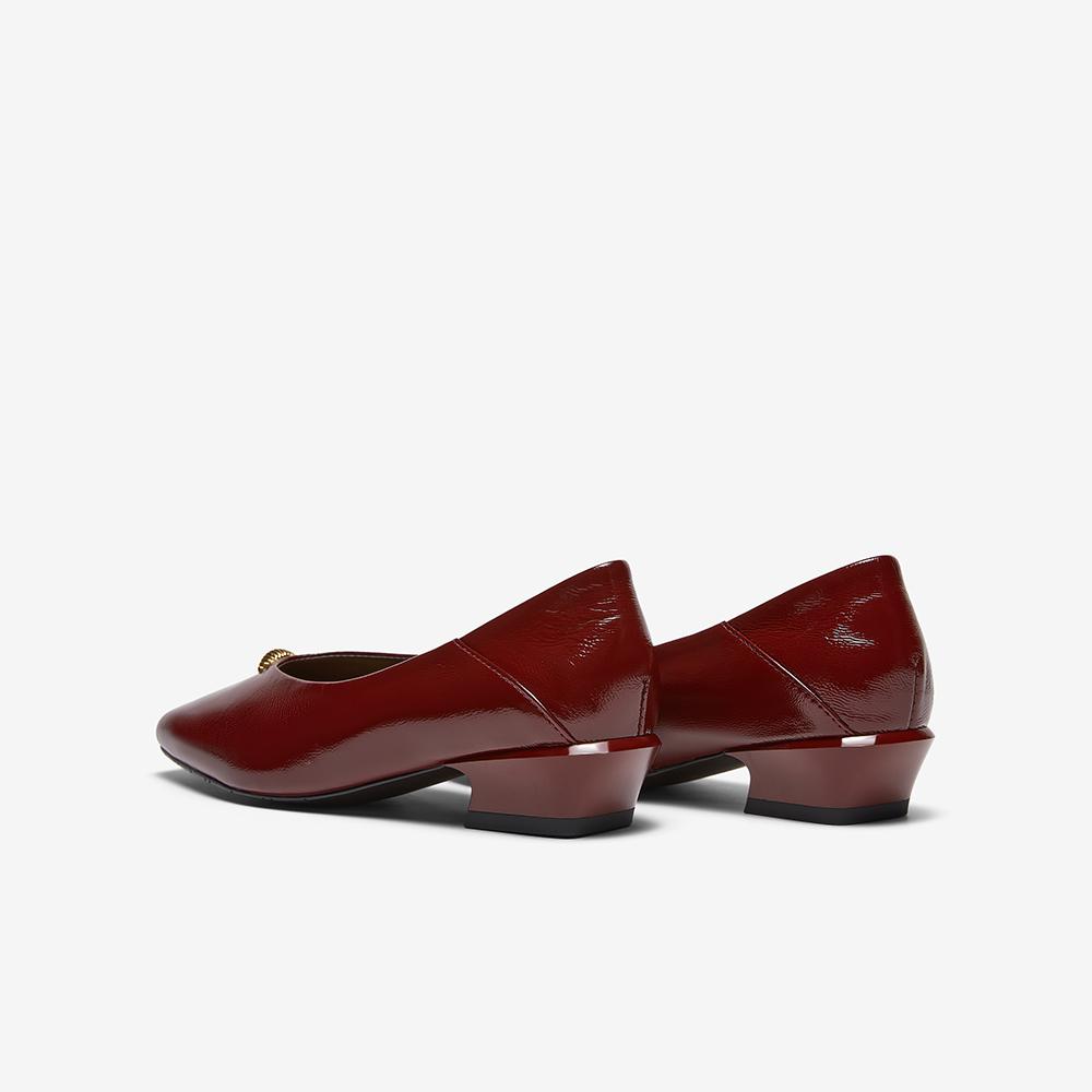 Bestu 26 Autumn Shallow Mouth Single Shoes Fashion Trend Commuter Coarse Heel Square Head Women's Shoes