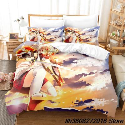 Inubashiri Momiji Touhou Комплект постельного белья Односпальный Двуспальный Полный Queen King Размер Комплект для кровати Взрослый Детская Спальня Трех peças Костюмы Аниме Гил