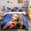 "Blue Bedding Set - Short n’ Sweet" Bedding Duvet Cover Set Duvet Cover Pillowcases  (1*Duvet Cover 2*Pillowcases, without duvet insert)