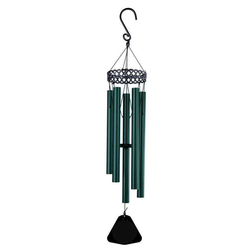 5 Tubes Wind Chime Good Luck Bells Pendant Door Wall Hanging Ornament For Home Garden Outdoor Decoration