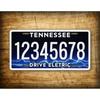 Personalized Tennessee Electric Custom Text Sign Metal Wall Decor Waterproof
