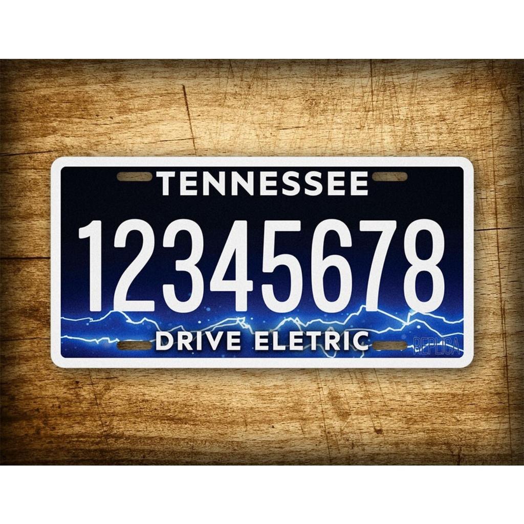 Personalized Tennessee Electric Custom Text Sign Metal Wall Decor Waterproof