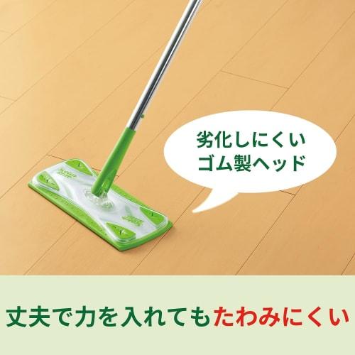 [.co.jp Exclusive] 3M Floor Wiper, Retractable, Single Handle, Floor Mopping, Cleaning, 3 Drying Sheets, Scotch-Brite