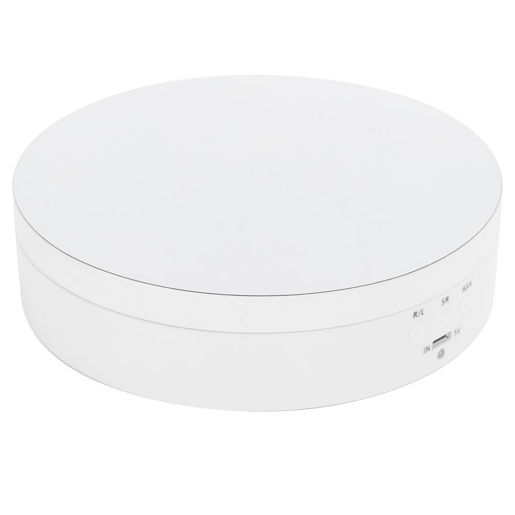 3 Speeds Electric Rotating Display Stand 360 Degree Turntable Jewelry Holder USB Charging