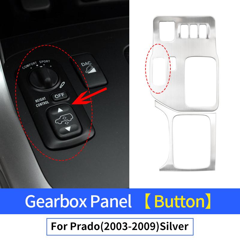 Для Toyota Land Cruiser Prado 120 2003-2009 Центральная панель управления Коробка передач Защита от царапин Декор интерьера Модификация