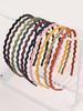 10 Pcs Non Slip Toothed Mixed Colors Hairband Pressed Hair Wash Face HairBand Accessories for Women Girls Thin Thick Hair