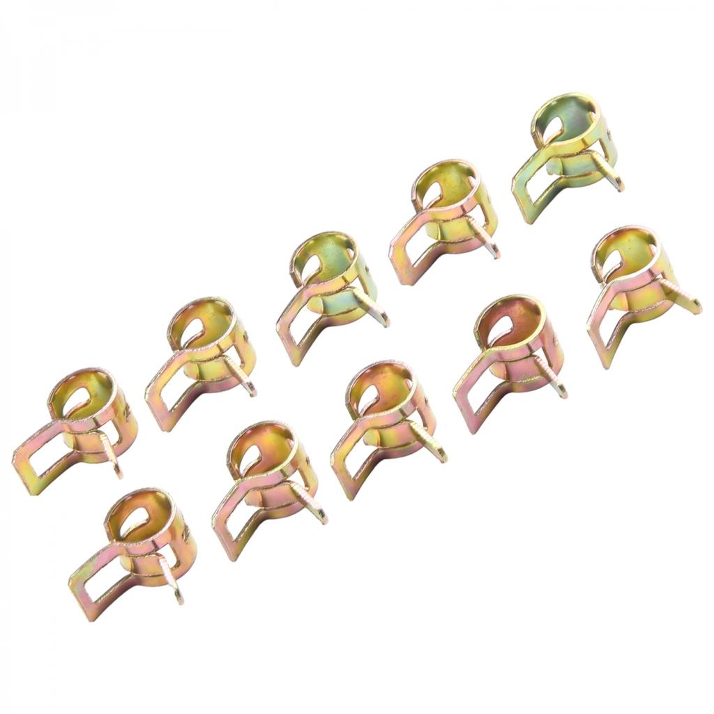 Пружинные зажимы для водопроводных труб, упаковка из 10 шт., равномерно распределяют давление