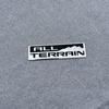 Suitable pickup truck ALL TERRAIN logo, car modification sticker, off-road pickup metal sticker