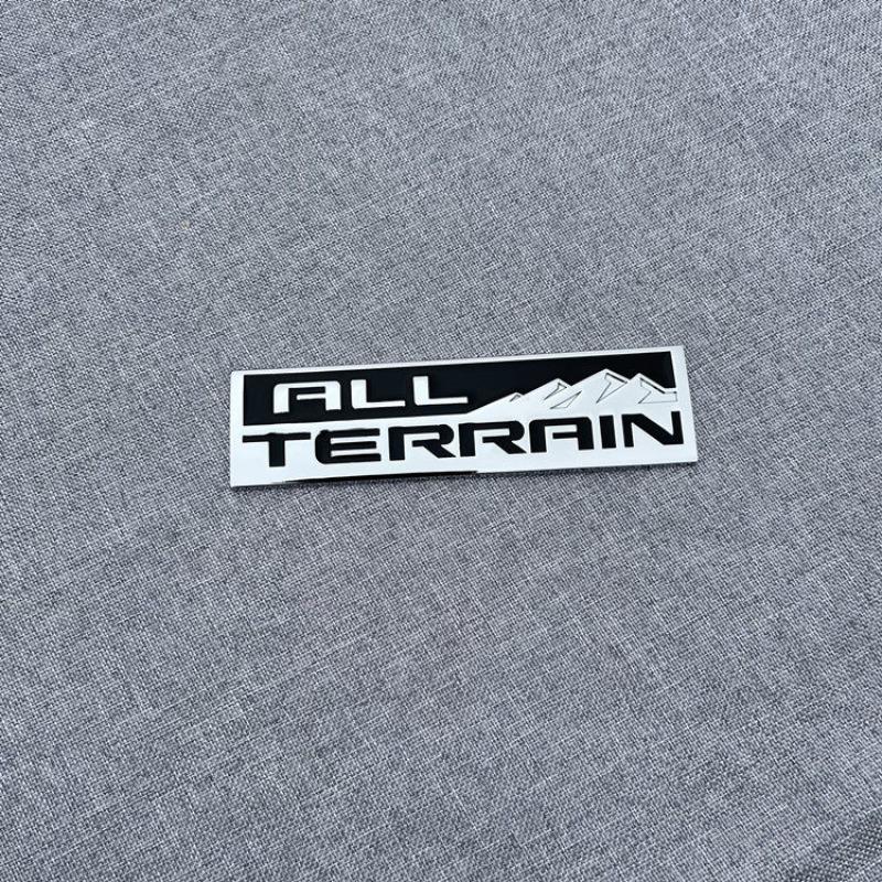 Suitable pickup truck ALL TERRAIN logo, car modification sticker, off-road pickup metal sticker