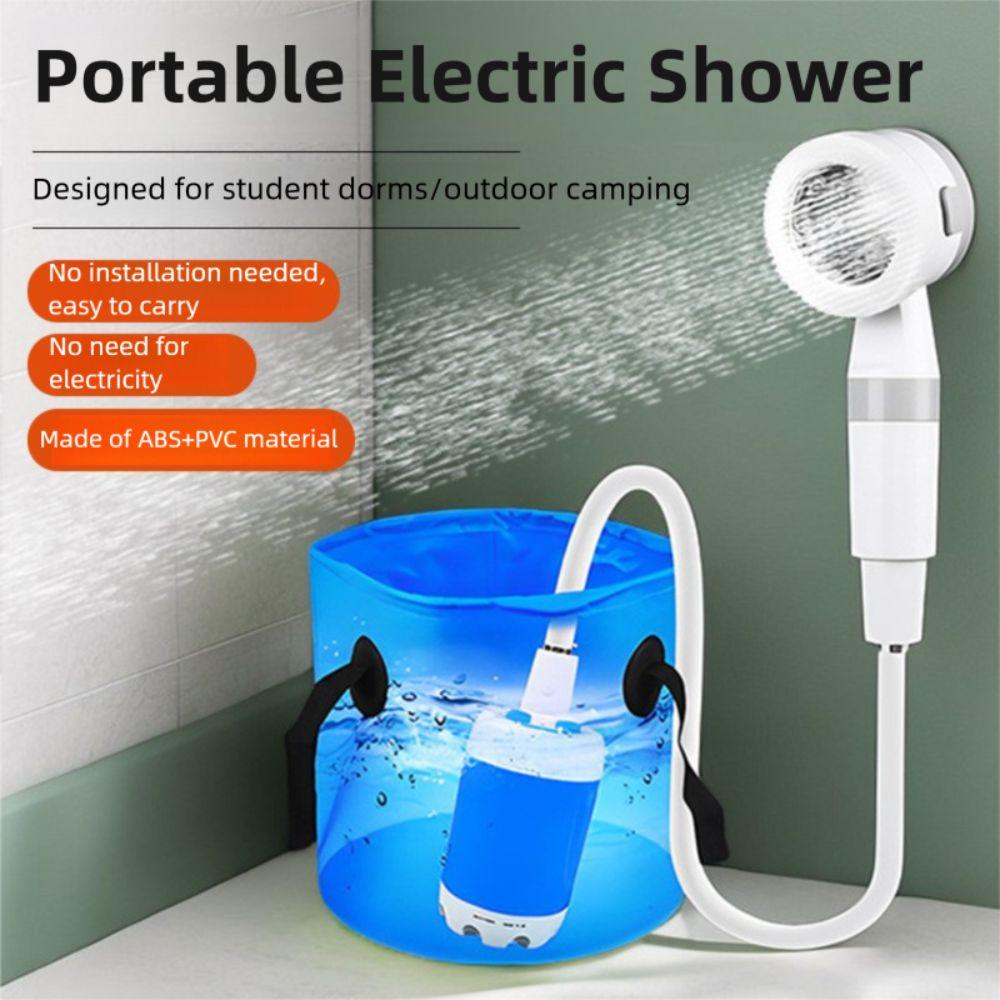 Rechargeable Electric Shower Waterproof Shower Pump High Quality Portable Camping Shower  RV