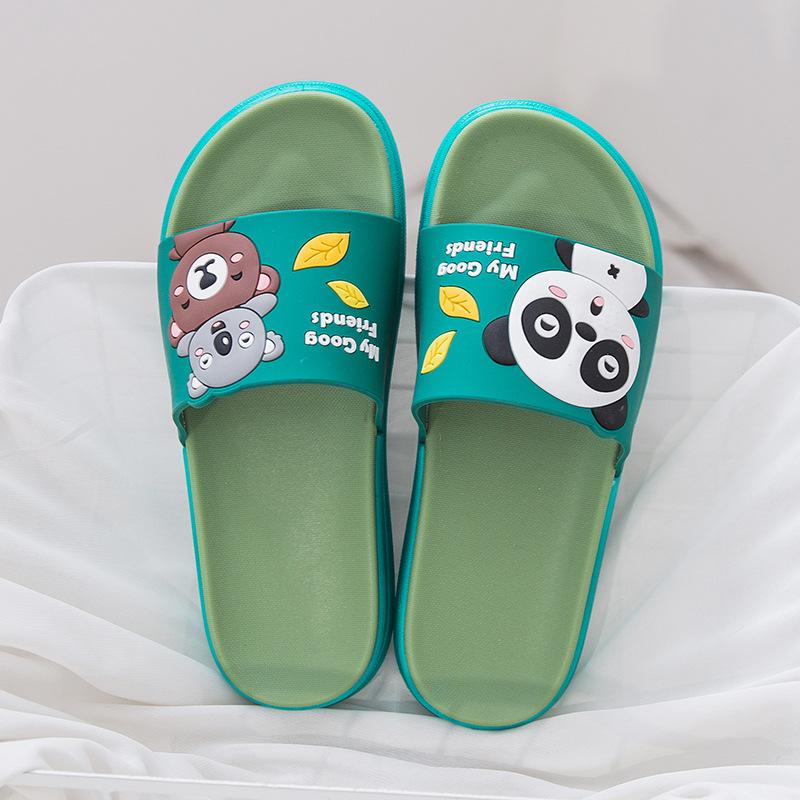 Крутые тапочки для женщин, летняя одежда для улицы, дома, дома, мультфильм, милая ванная комната, износостойкие, крутые тапочки, новая обувь 2025 года