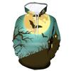 2023 New Men's and Women's Halloween 3D Digital Print Hoodie