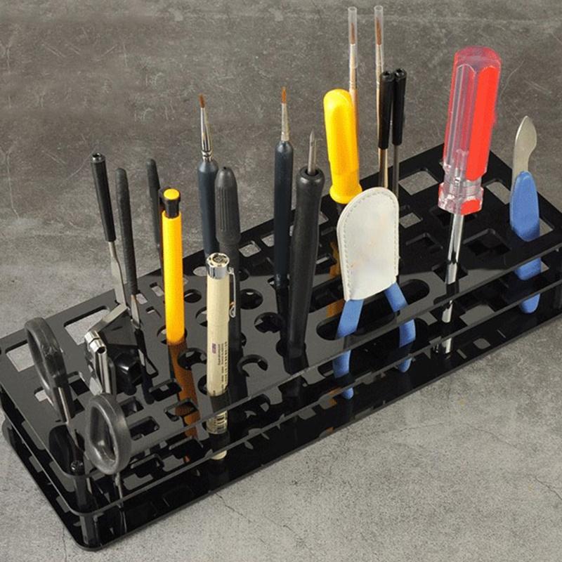 Многофункциональные органайзеры для отверток Стойка для хранения инструментов Подставка для инструментов в мастерской Лоток для отверток Пинцет Кисточки Ручки