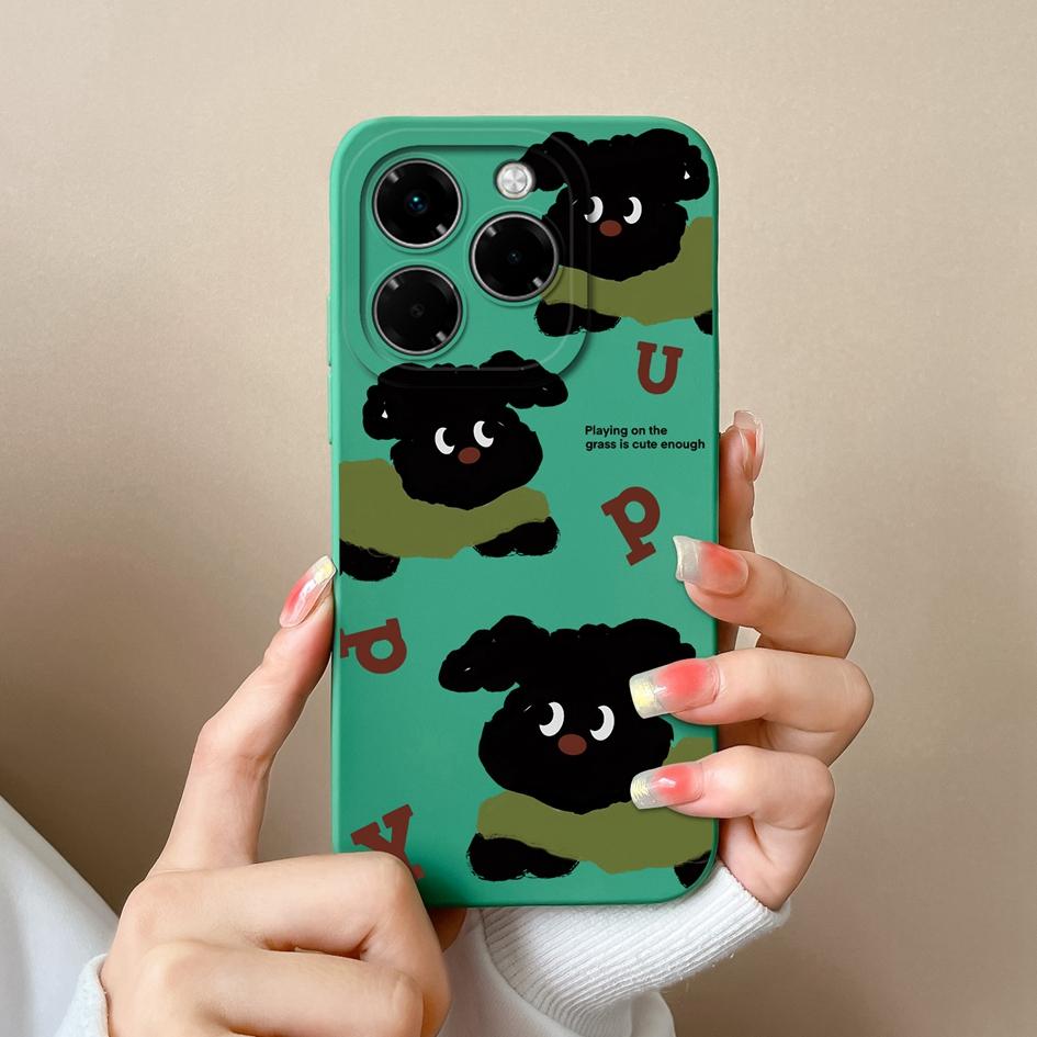 Корпус для Infinix Hot 50 Pro Plus 50i Note 40X Smart 9 Zero 40 4G 5G Мягкий чехол с небольшим цветочным узором Силиконовый прочный противоскользящий чехол для Infinix Новый чехол