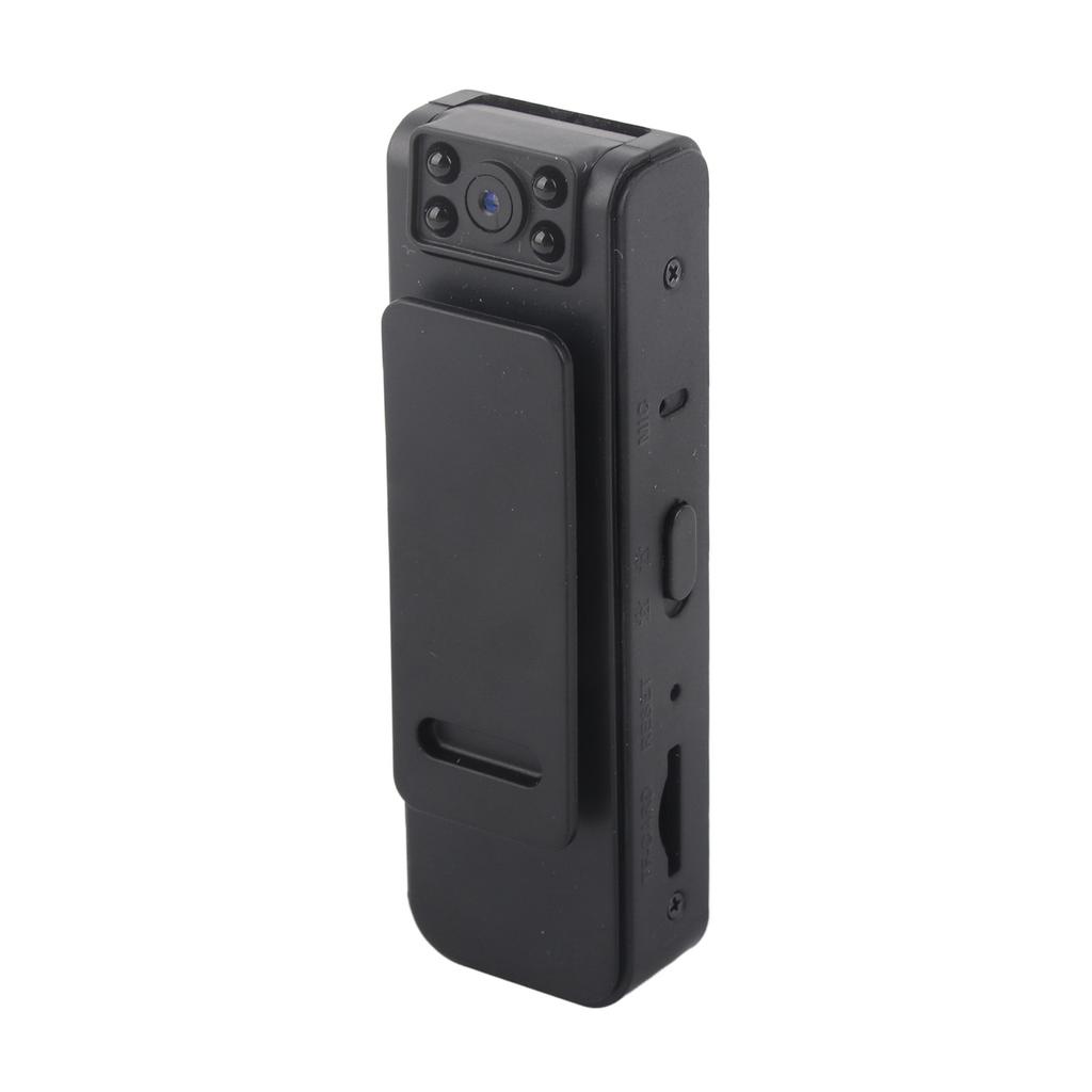 Mini Body Camera 1080P HD Wearable Magnetic Absorption Video Recorder with 90 Degree Rotation Lens