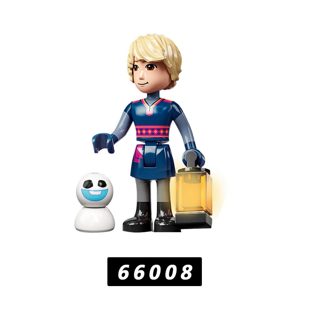 5 шт./комплект Серия FROZEN Принцесса Эльза Мини Фигма 66006-66010 Строительные Блоки Модель Игрушки, предназначенные для Детей Игрушка