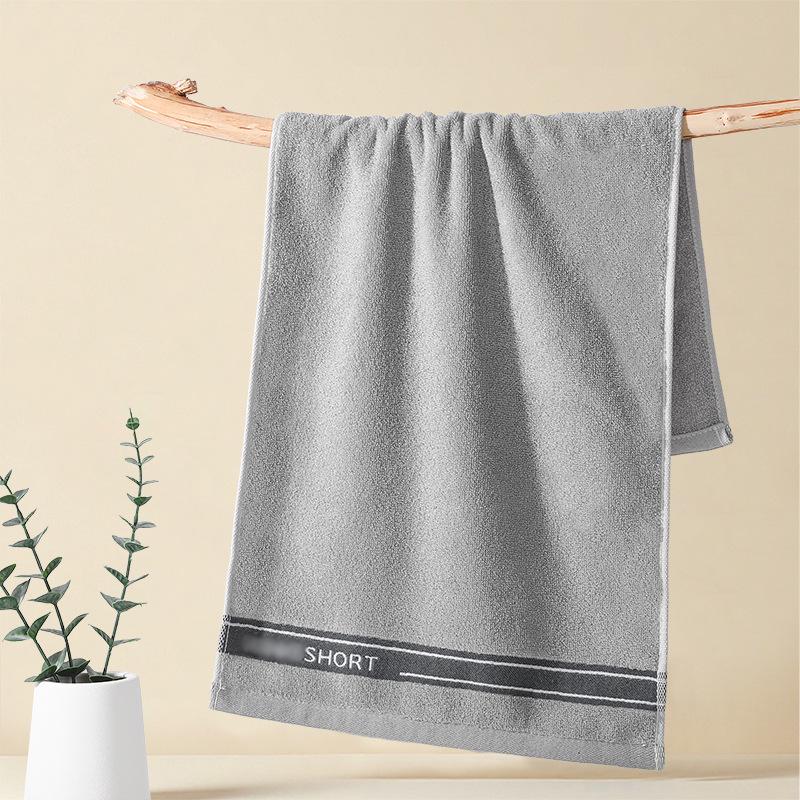 Гаоян Толстое Мягкое Водопоглощающее Полотенце из Чистого Хлопка, Однотонное, Взрослая Салфетка для Лица