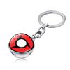 Keychain Sharingan Naruto With Glass Ball Cartoon Style For Memorabilia Anime