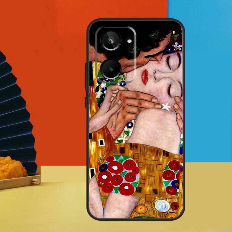 Чехол Gustav Klimt Kiss Art для Realme 15 Pro 10 11 12 13 14 Pro Plus GT6 GT7 C51 C53 C55 C61 C63 C65 C67 C71 C75
