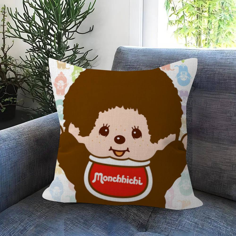 Maple Design Cushion Cover Happy Autumn Harvest decor Holiday Decorati Pillow Cover Cartoon MMMonchhichis Anime