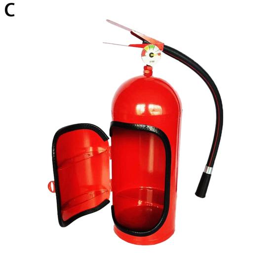 Mini Extinguisher Wine Box Metal Bar Hidden Liquor Cabinet Simulation Extinguisher Drinks Cabinet Gift for Boyfriend Father Brother