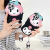 for iPhone 13 Pro Max Case 3D Cartoon Kuromi and My Melody Kawaii Cute Fun Funny Silicone Design Fashion Cool Unique Phone Cases (for iPhone 13 Pro Ma