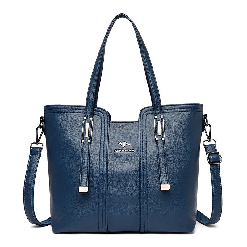 Classic Elephant Gray Women's Handbags Are Fashionable and Niche Design Texture Shoulder Bag Large Capacity Women's Crossbody Bag