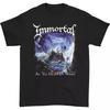 Винтажная черная хлопковая футболка для мужчин 'Immortal At The Heart Of Winter', все размеры BT076, унисекс
